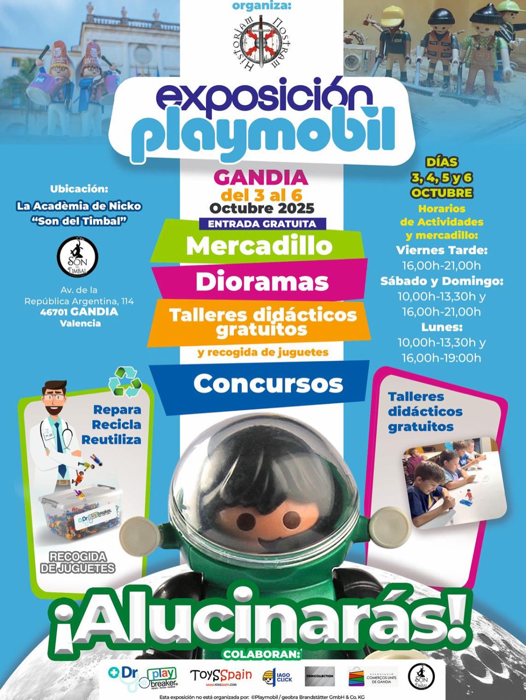 exposicion playmobil gandia